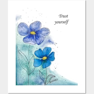 Trust Yourself Posters and Art